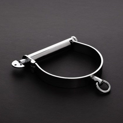 Triune Darby Style Neck Collar: Edelstahl-Halsfessel (M) Triune Darby Style Neck Collar: Edelstahl-Halsfessel (M)