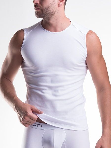 Unico Clasicos: Tanktop, weiß (M)