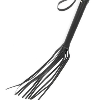 Lederpeitsche mit 8 Riemen (S), schwarz Lederpeitsche mit 8 Riemen (S), schwarz