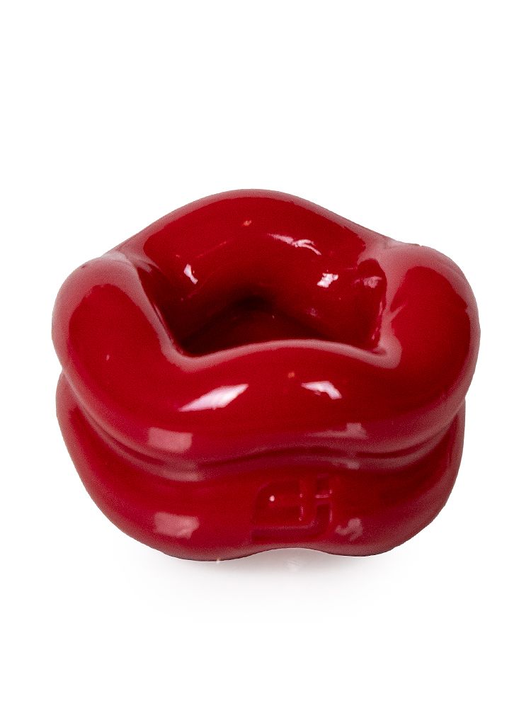 Sport Fucker Revolution Ball Stetcher: Penis-/Hodenring, rot