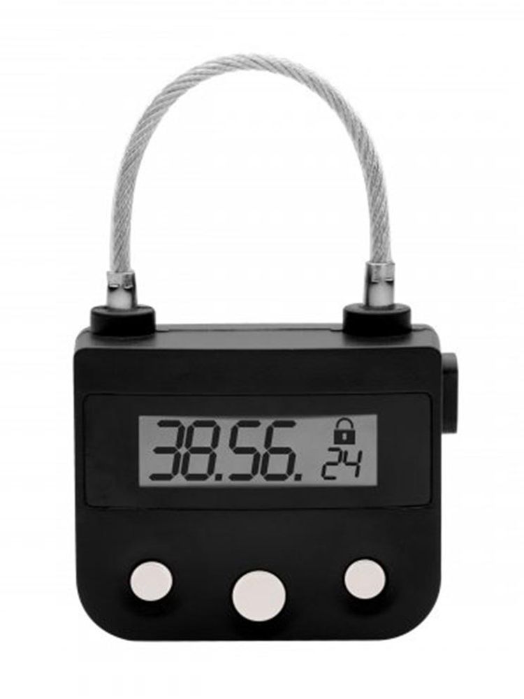 Master Series The Key Holder Time Lock: Digitales Vorhängeschloss, schwarz