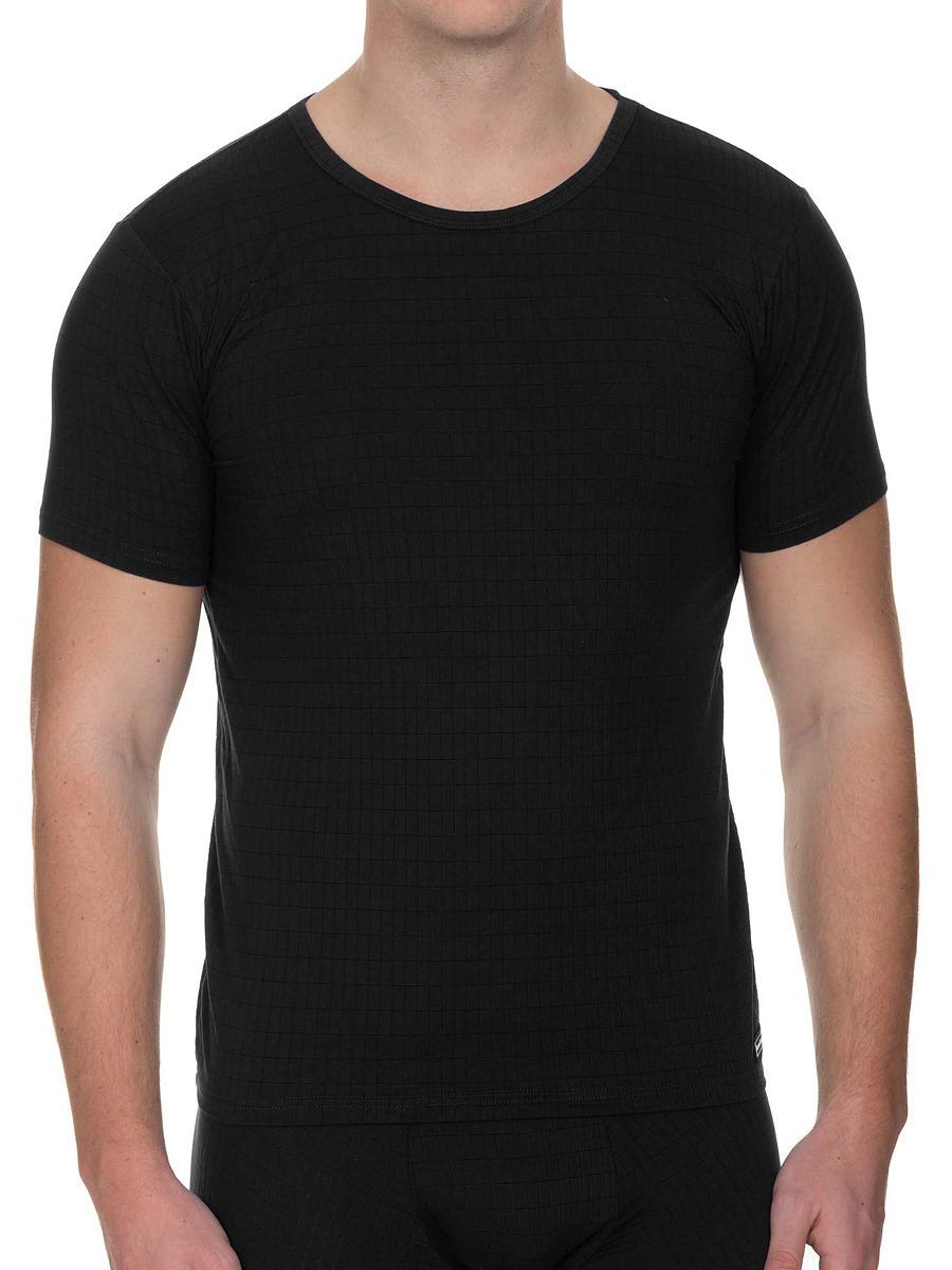 Bruno Banani Check Line 2.0: T-Shirt, schwarz (XXL)