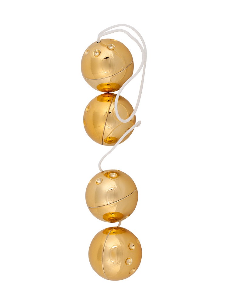 Orgasmuskugeln Gold, 4er-Set