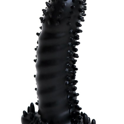 Malesation Bristly Sleeve: Penishülle, schwarz Malesation Bristly Sleeve: Penishülle, schwarz