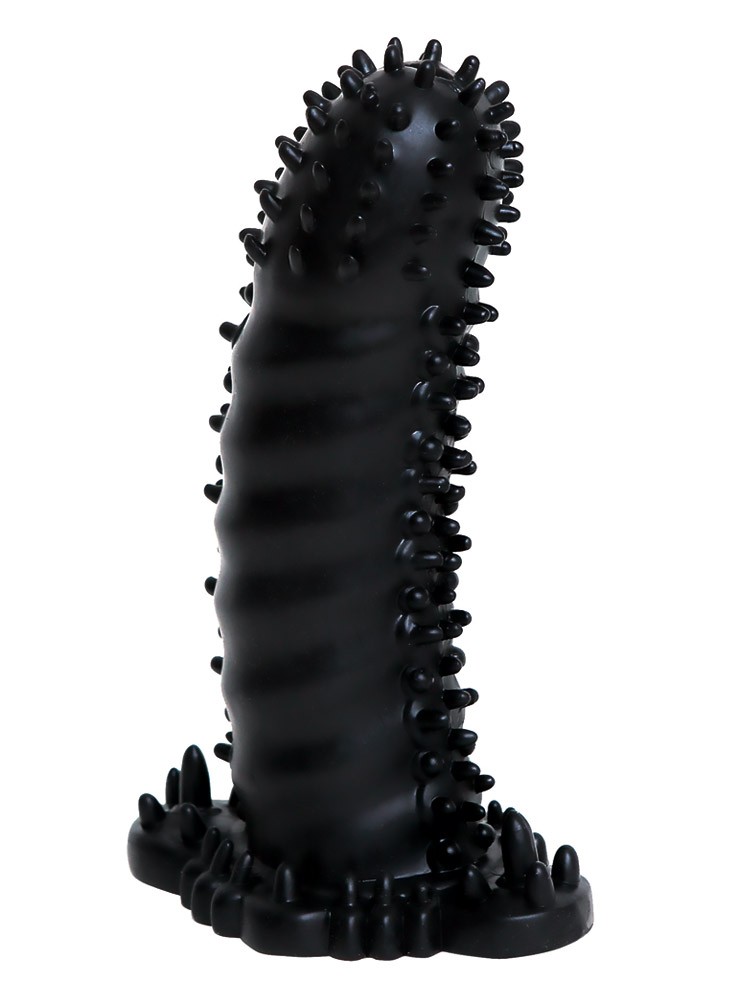 Malesation Bristly Sleeve: Penishülle, schwarz