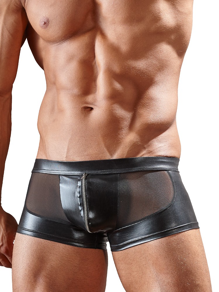 Wetlook-Netz-Zippant, schwarz (M)