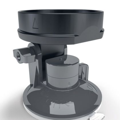 Mystim Opus Captain Hook Wall Hook: Masturbator-Halterung, schwarz Mystim Opus Captain Hook Wall Hook: Masturbator-Halterung, schwarz