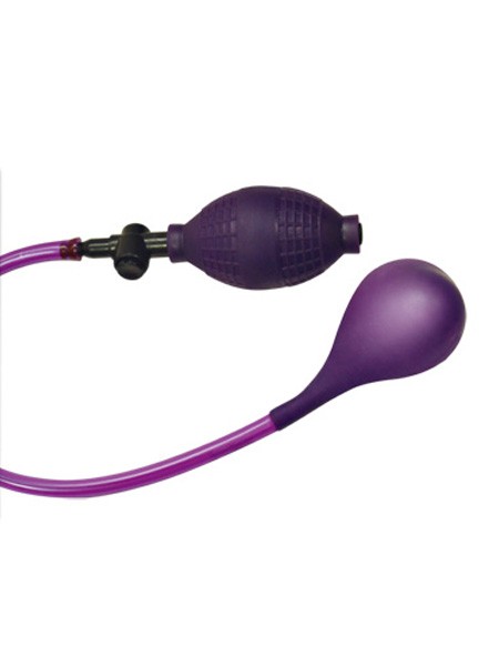 Bad Kitty Analballon mit Ballpumpe, lila