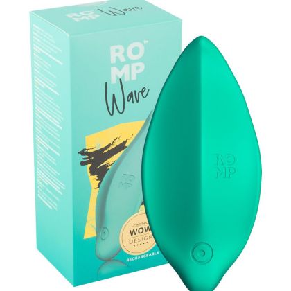 ROMP Wave: Aufliegevibrator, türkis ROMP Wave: Aufliegevibrator, türkis