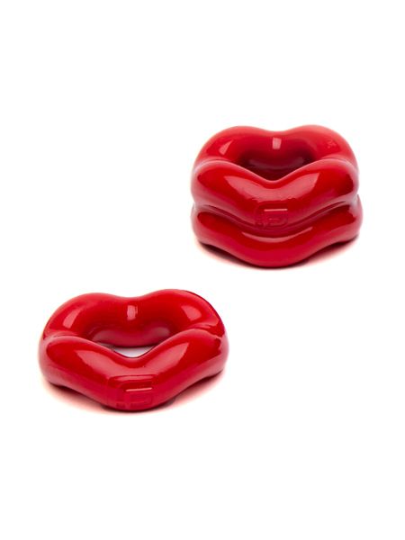 Sport Fucker Revolution Ring Stretch Combo: Penis-/Hodenring 2er Set, rot