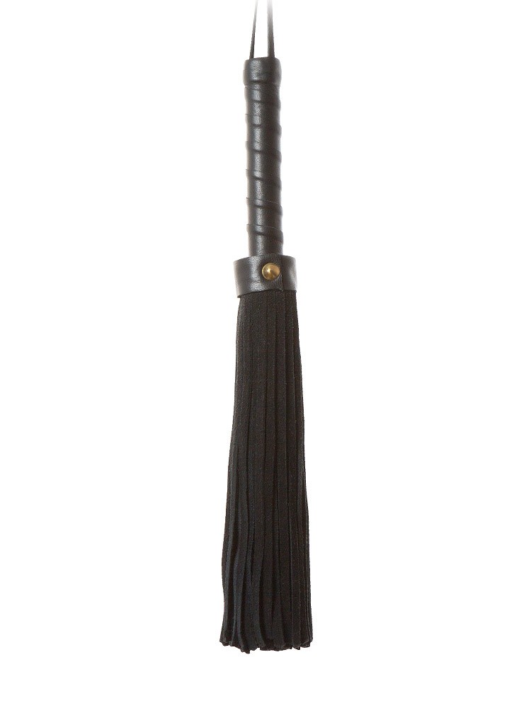 Leder-Peitsche, schwarz