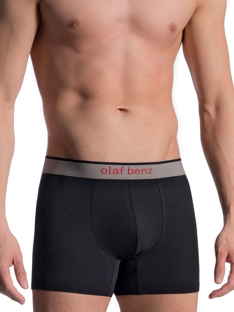 Olaf Benz RED1010: Boxerpant 2er Pack, schwarz (S)