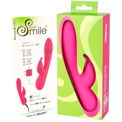 Sweet Smile Rechargeable Rabbit: Bunnyvibrator, pink Sweet Smile Rechargeable Rabbit: Bunnyvibrator, pink