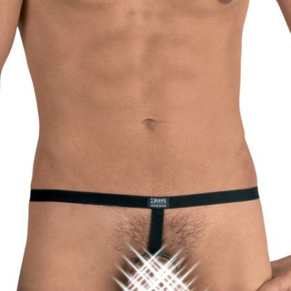 Eros Veneziani Vincent: Funktionsstring mit Ring, schwarz (L/XL) Eros Veneziani Vincent: Funktionsstring mit Ring, schwarz (L/XL)