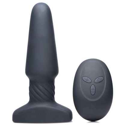 Slim R Smooth Rimming Plug: Vibro-Analplug, schwarz Slim R Smooth Rimming Plug: Vibro-Analplug, schwarz