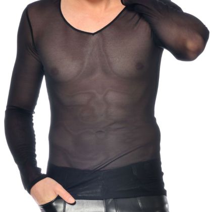 Patrice Catanzaro Lannister: Netz-Shirt, schwarz (S) Patrice Catanzaro Lannister: Netz-Shirt, schwarz (S)