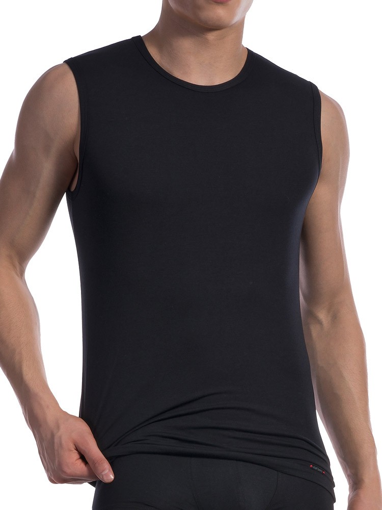 Olaf Benz RED1601: Collegeshirt, schwarz (M)