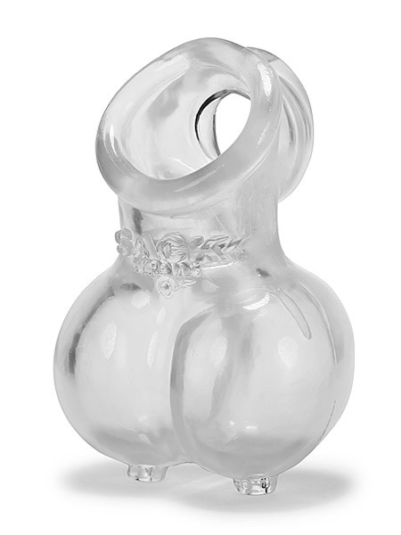 Sacksling 2 Cocksling Ballbag: Hodenhülle, transparent