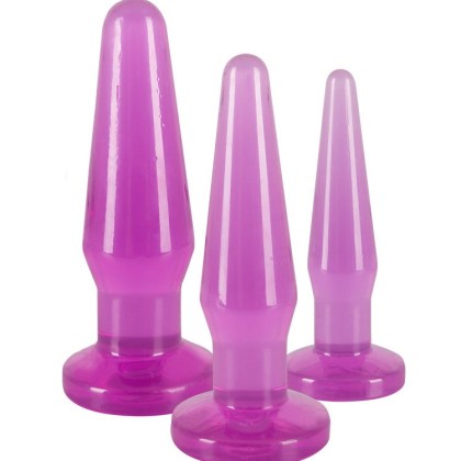 Anal Training Set: Analplug-Set, lila Anal Training Set: Analplug-Set, lila
