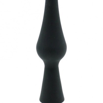 Silikon-Intimduschkopf glatt, schwarz Silikon-Intimduschkopf glatt, schwarz