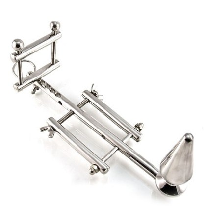 Stainless Steel Xtreme 4-In-1 Chastity Device Stainless Steel Xtreme 4-In-1 Chastity Device