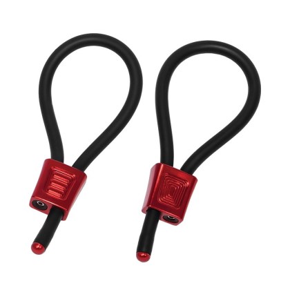 ElectraStim ElectraLoops Prestige: Elektro-Penisschlaufen, schwarz/rot ElectraStim ElectraLoops Prestige: Elektro-Penisschlaufen, schwarz/rot