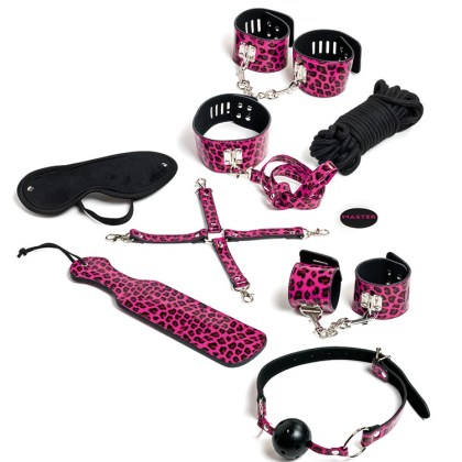 Master & Slave Bondage Game Magenta Master & Slave Bondage Game Magenta