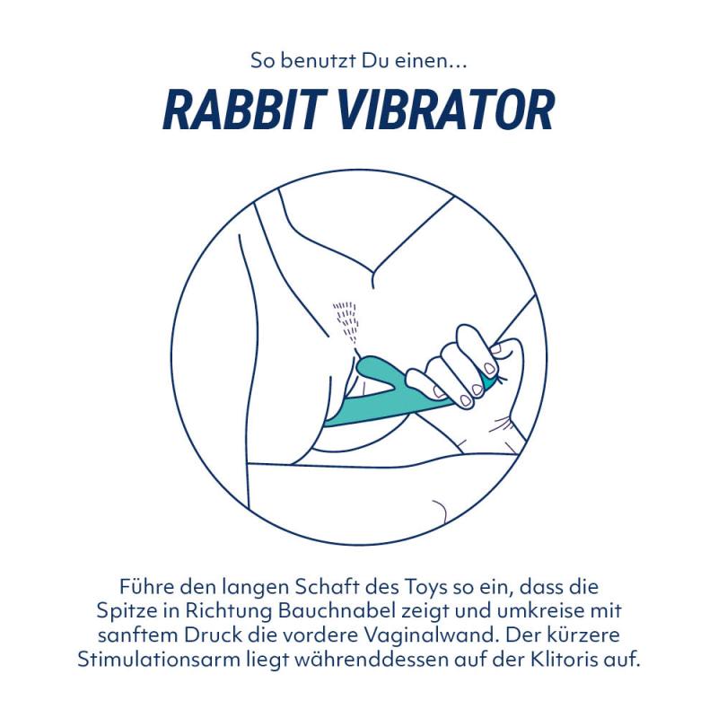 Pillow Talk - Lively Rotierender Tarzan-Vibrator - Blaugrün
