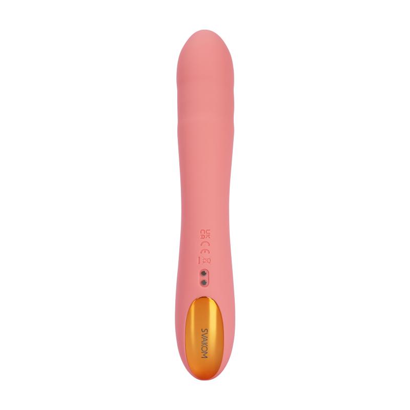 SVAKOM - Ava Neo Interaktiver Stoßvibrator - Pfirsich