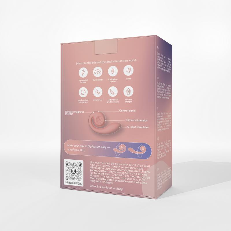 Snail Vibe Gizi Vibrator - Pfirsich