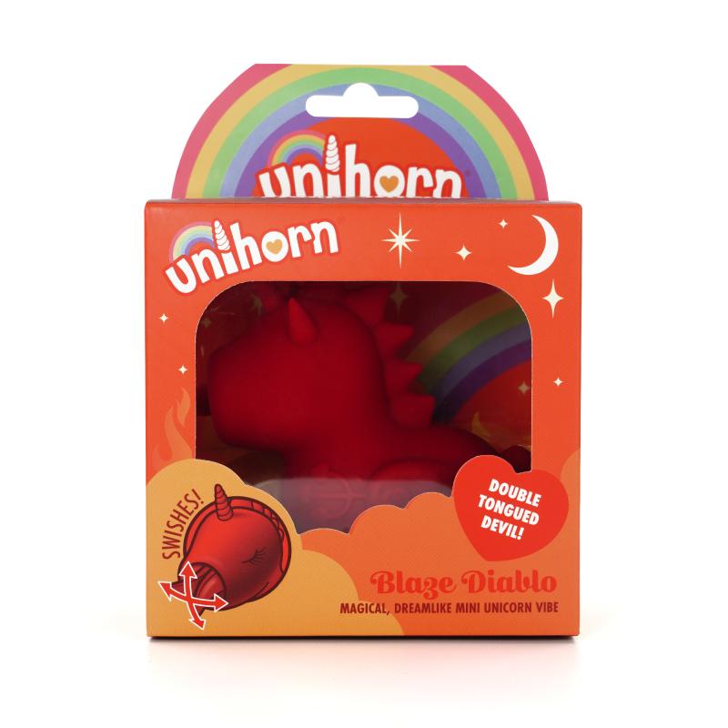 Unihorn - Blaze Diablo Vibrator - Rot