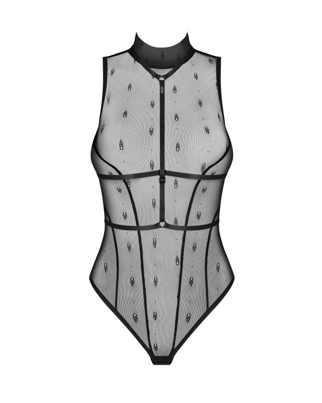 Obsessive - Freedom Anniverse Special Teddy & Harness - Schwarz