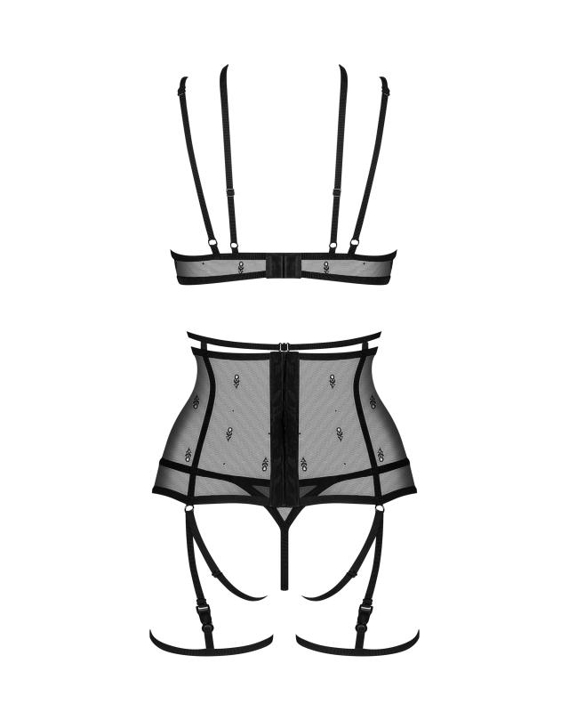 Obsessive - Freedom Anniverse Vierteiliges Set - Schwarz