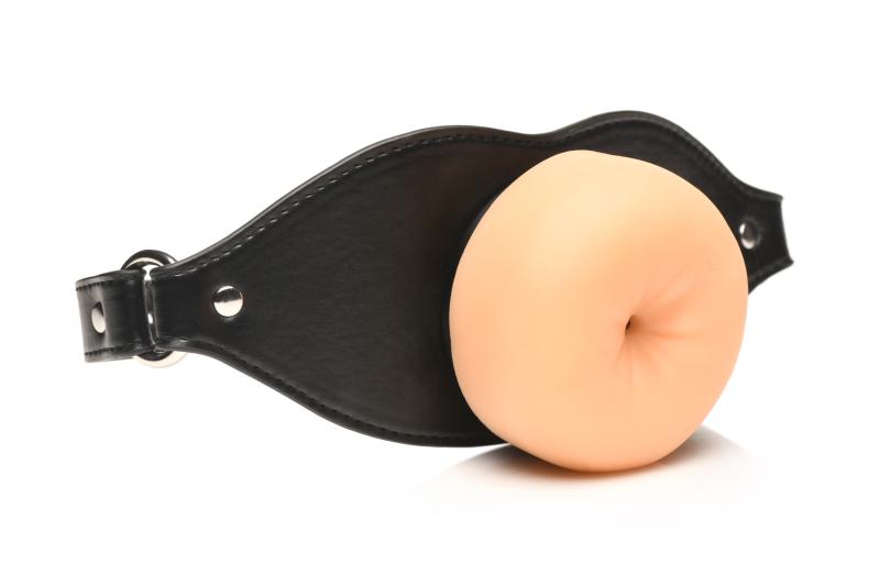 XR Brands - Ass Face Mundgag - Beige