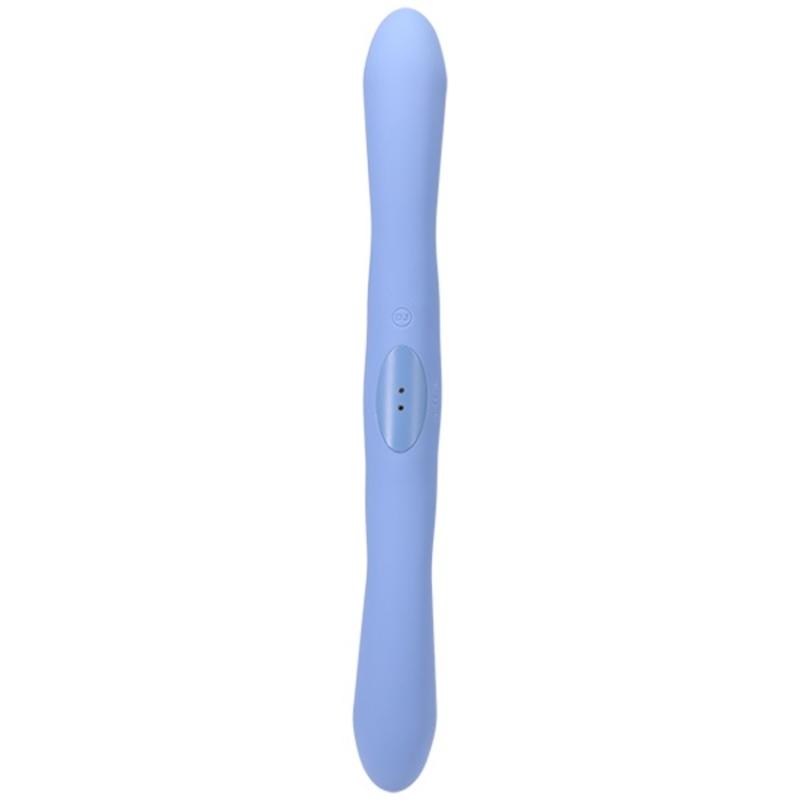 Doc Johnson - Doppelte Vibrator mit Fernbedienung - Blau
