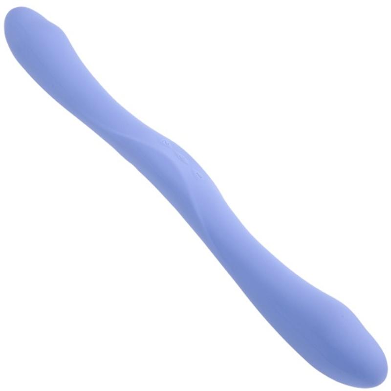 Doc Johnson - Doppelte Vibrator mit Fernbedienung - Blau