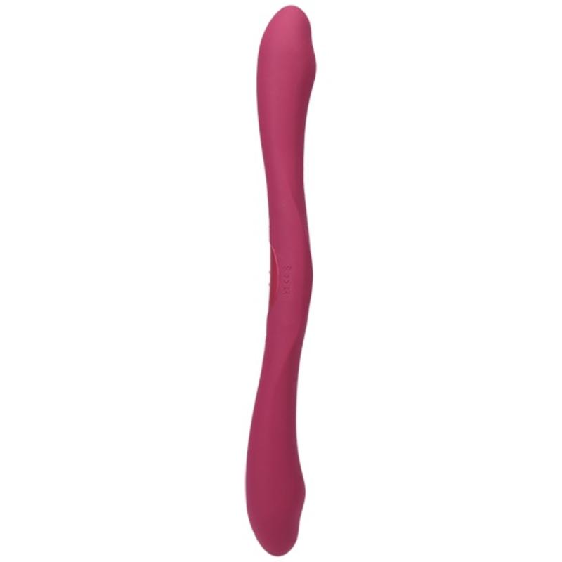 Doc Johnson - Doppelte Vibrator mit Fernbedienung - Rot