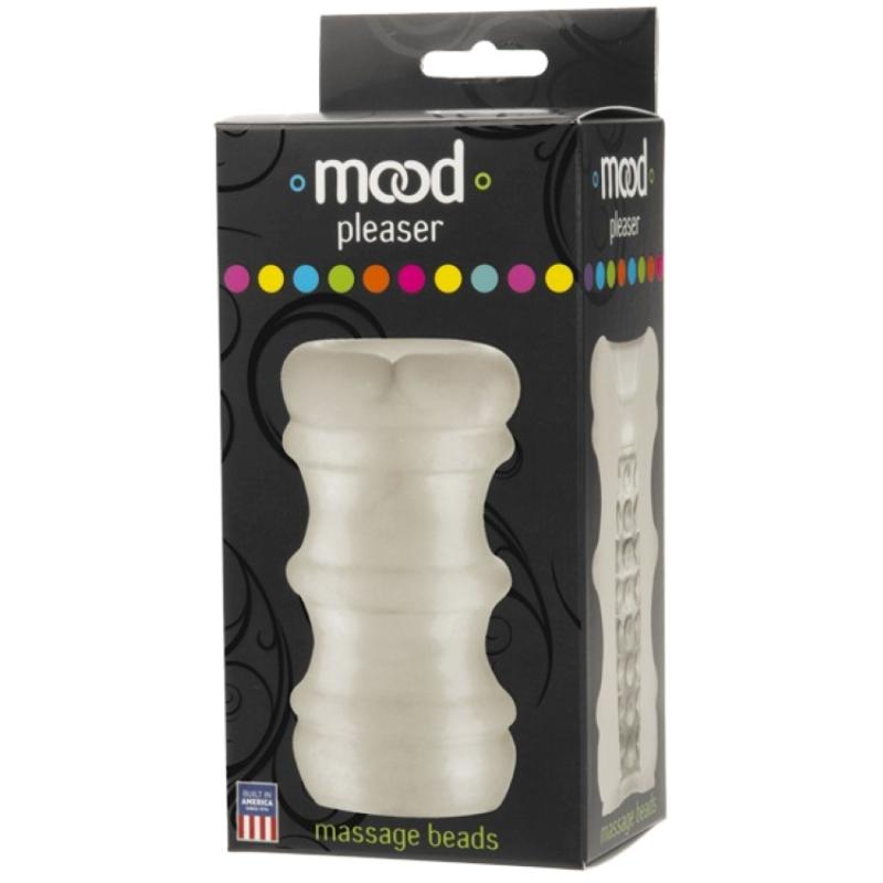 Doc Johnson - Mood ULTRASKYN Stroker Pleaser Massageperlen - Weiß