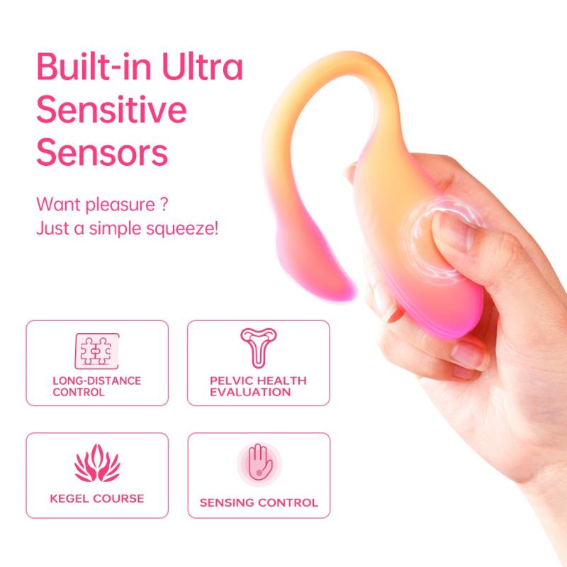 Magic Motion - Flamingo Max Vibro-Ei & Kegeltrainer in Einem - Orange