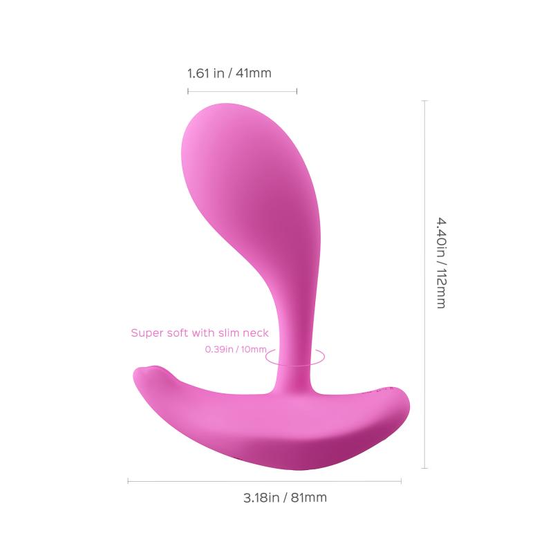 HoneyPlayBox - OLY 2 Tragbarer Klitoris- & G-Punkt-Vibrator Mit App - Rosa