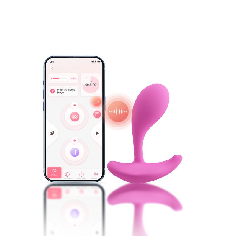 HoneyPlayBox - OLY 2 Tragbarer Klitoris- & G-Punkt-Vibrator Mit App - Rosa