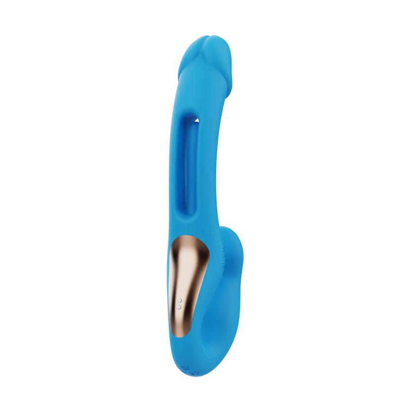 HoneyPlayBox - Harmony Duo App-gesteuerter Strapless Strap-On Bl