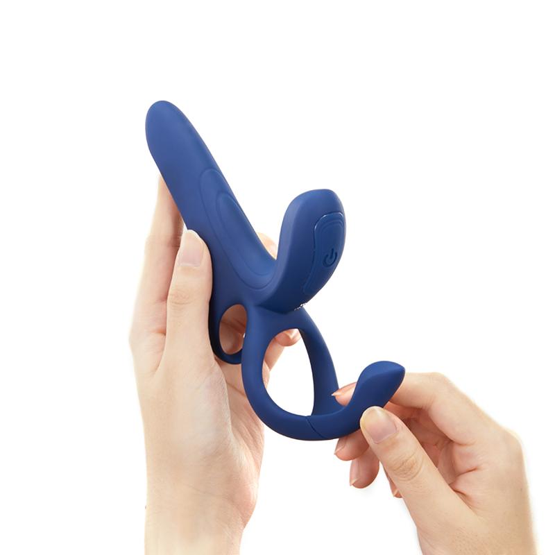 HoneyPlayBox - Pleasure Pivot App-gesteuerter Vibrator für Paare Blau