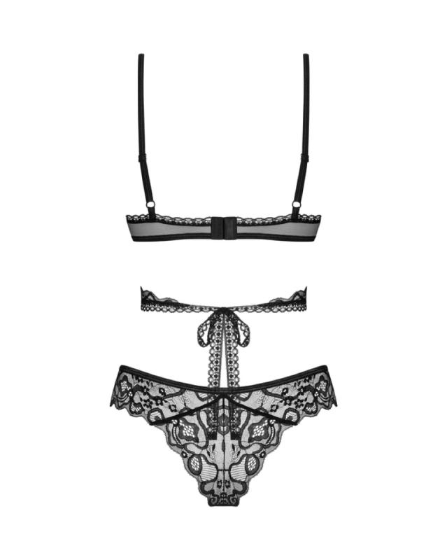 Obsessive - Blomentis Zweiteiliges Set - Schwarz