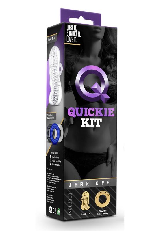 Blush - Quickie Kit Stroker-Hülle und Cockring-Set