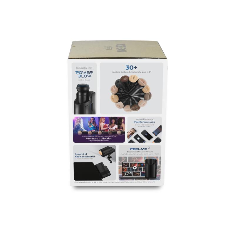 Kiiroo - Keon Kombi-Set Masturbator - Mit Feel Stroker Schwarz