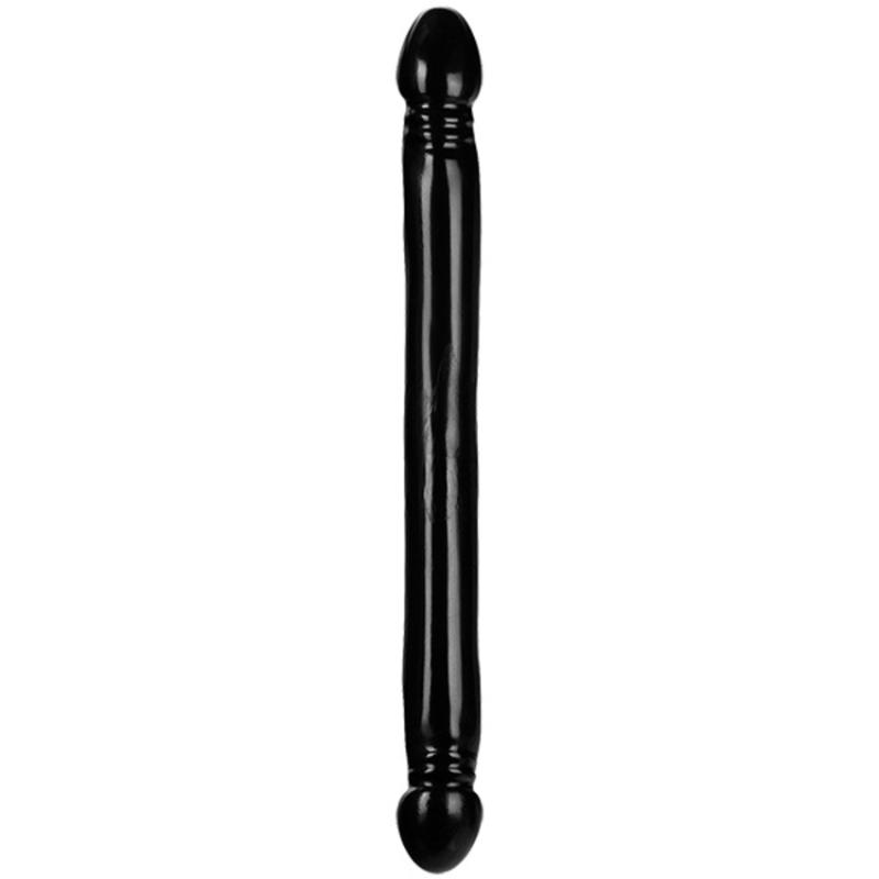 Doc Johnson - Klassischer Doppel-Dildo - Schwarz