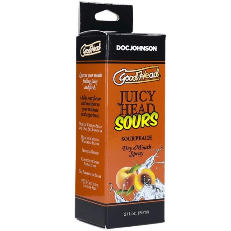 Doc Johnson - GoodHead Juicy Head Dry Mouth Spray - Pfirsich - 60 ml
