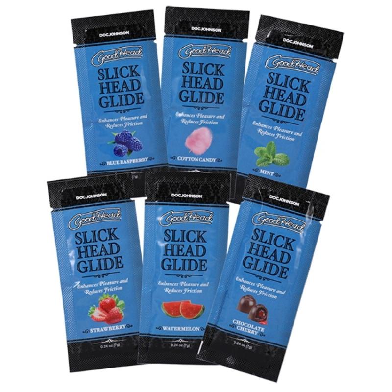 Doc Johnson - GoodHead Slick Head Glide - 6 Stück