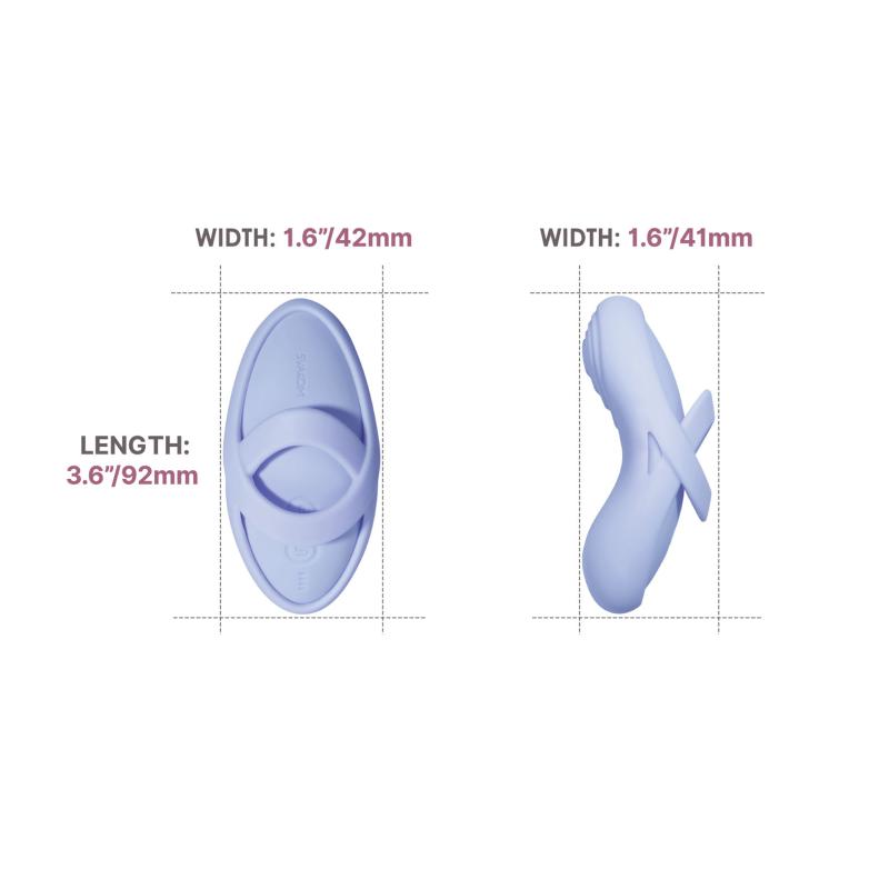 SVAKOM - Echo 2 Fingervibrator - Sky Blue